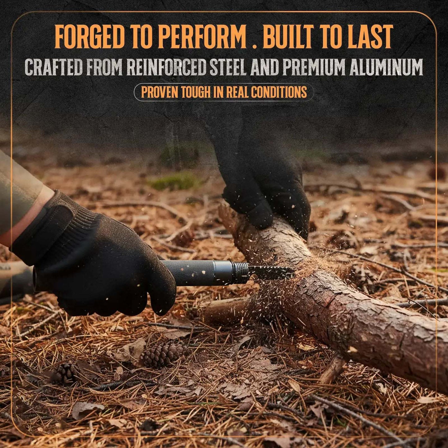 Multi-Function Tactical Survival Stick | All-In-One Outdoor Hiking Pole