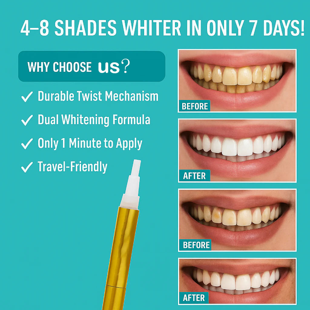 Dental care  whitens teeth, protects teeth, removes stains