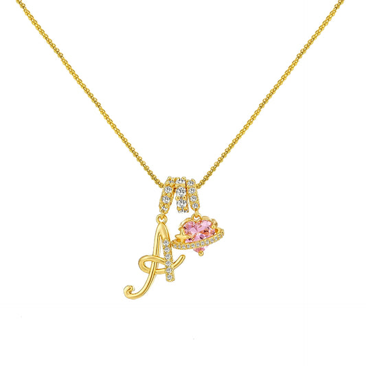 Dopamine Letters Necklace – Chic & Personalized Jewelry for Girls-lcy