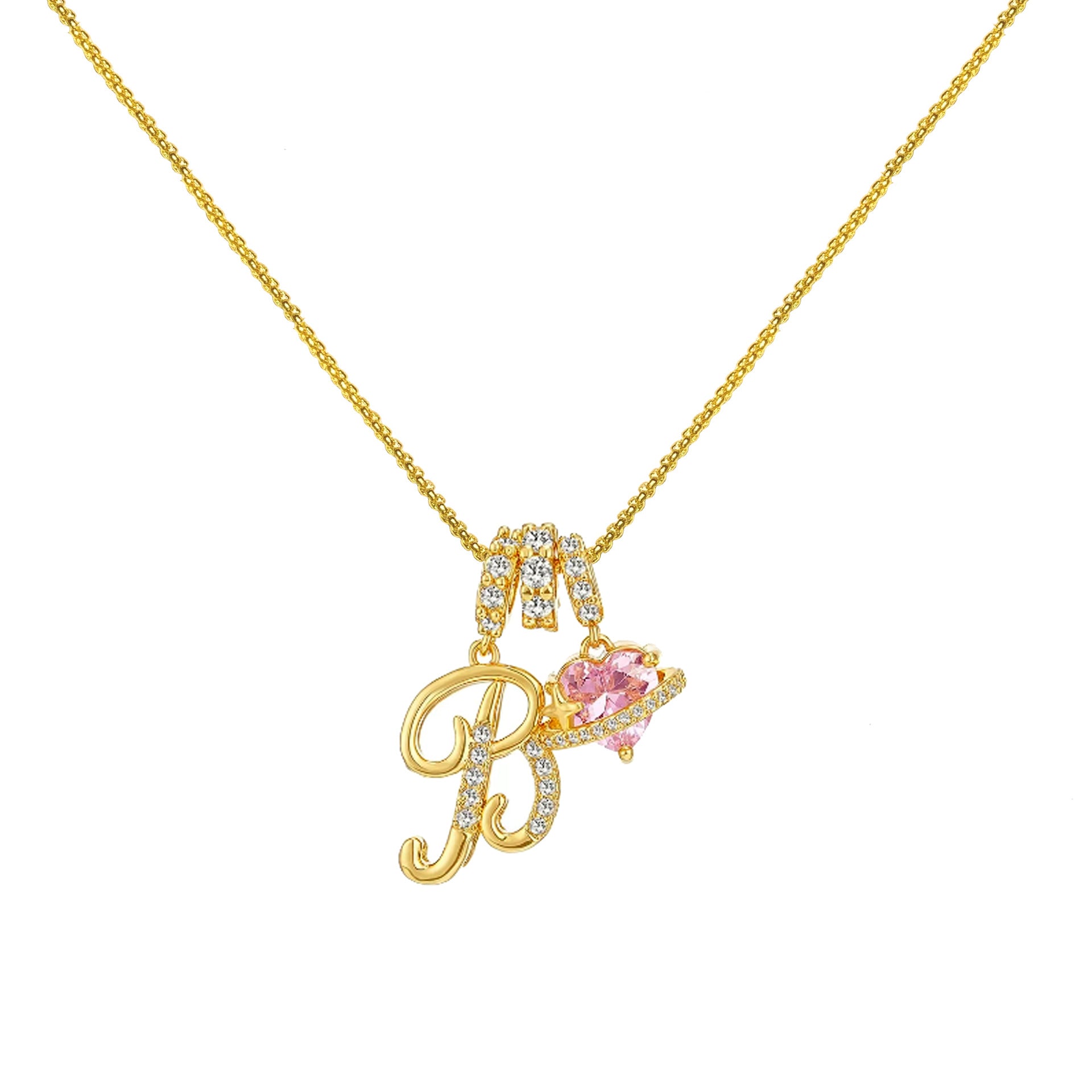 Dopamine Letters Necklace – Chic & Personalized Jewelry for Girls-lcy