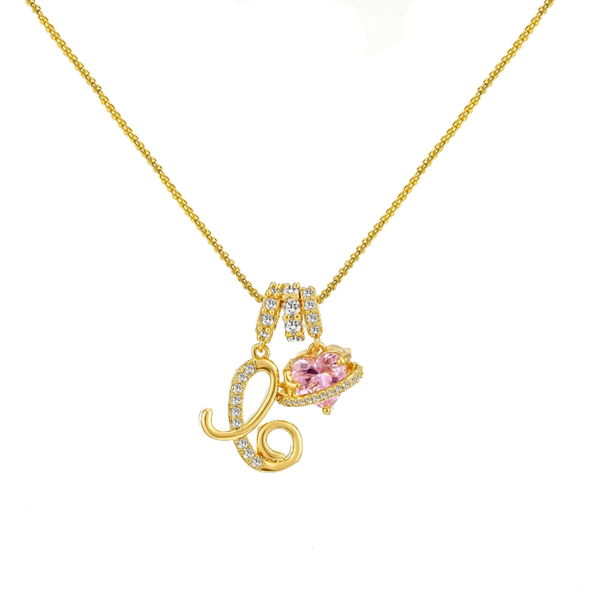 Dopamine Letters Necklace – Chic & Personalized Jewelry for Girls-lcy