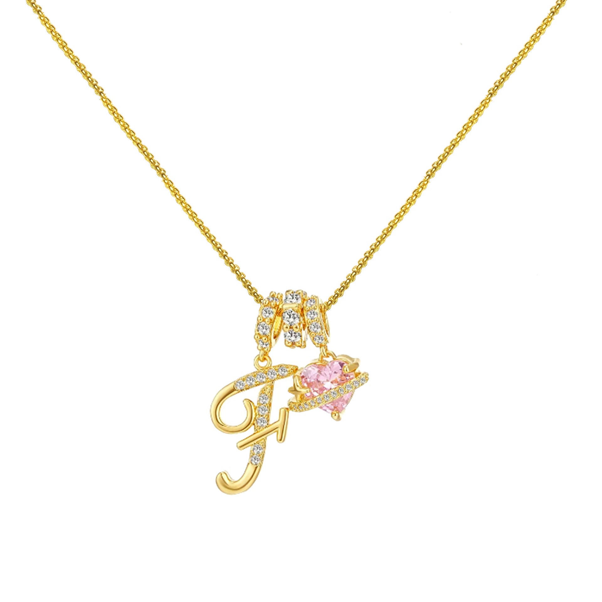 Dopamine Letters Necklace – Chic & Personalized Jewelry for Girls-lcy