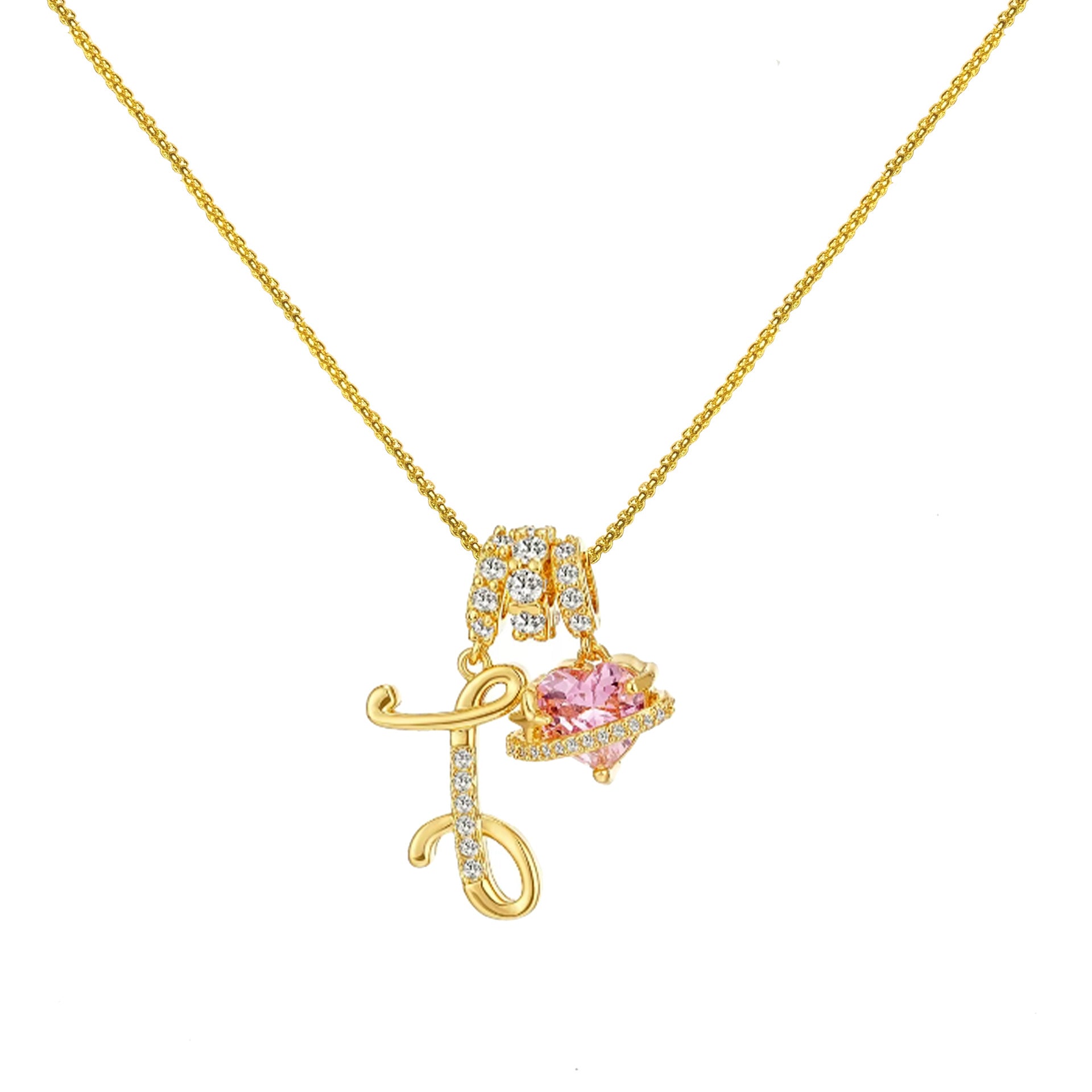 Dopamine Letters Necklace – Chic & Personalized Jewelry for Girls-lcy