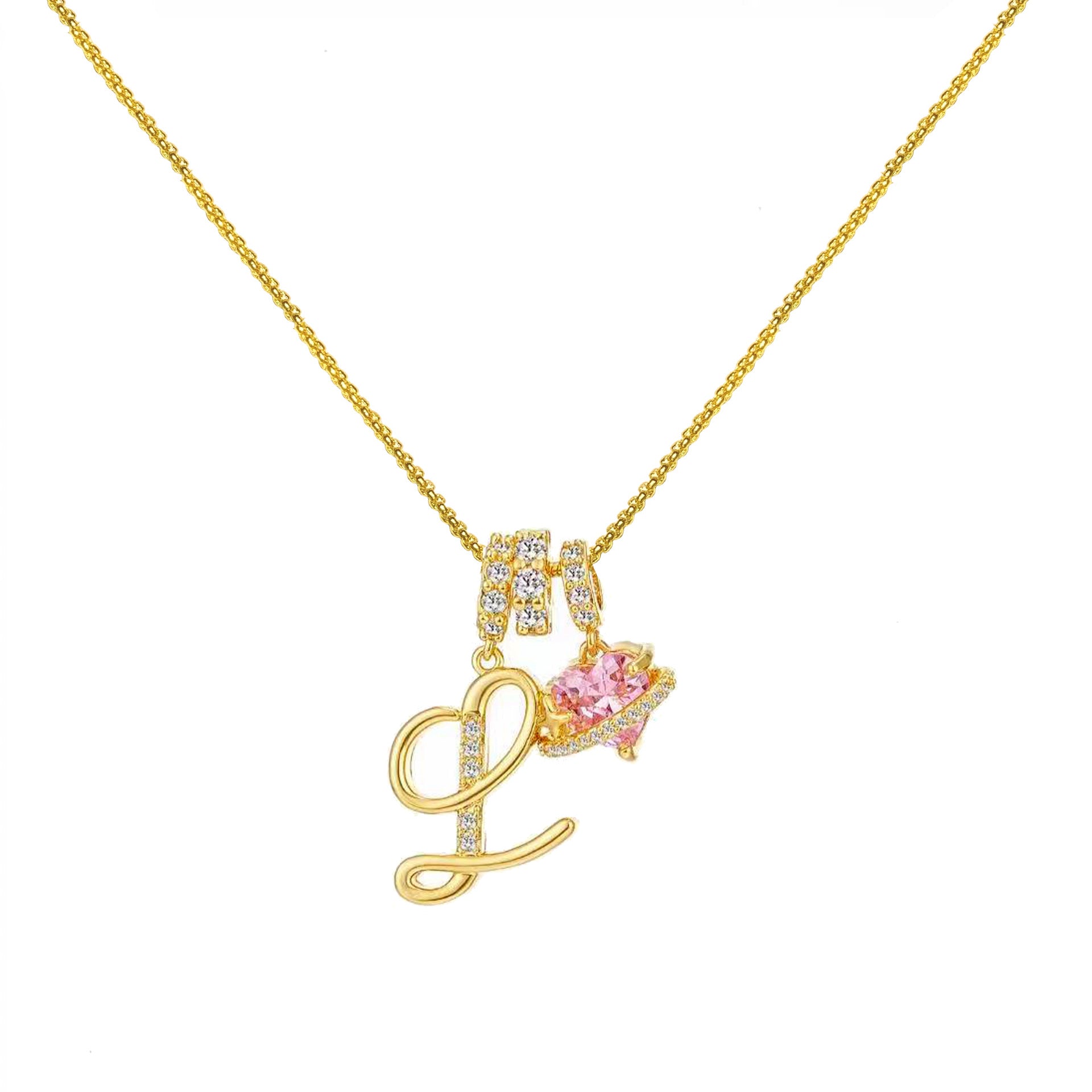 Dopamine Letters Necklace – Chic & Personalized Jewelry for Girls-lcy