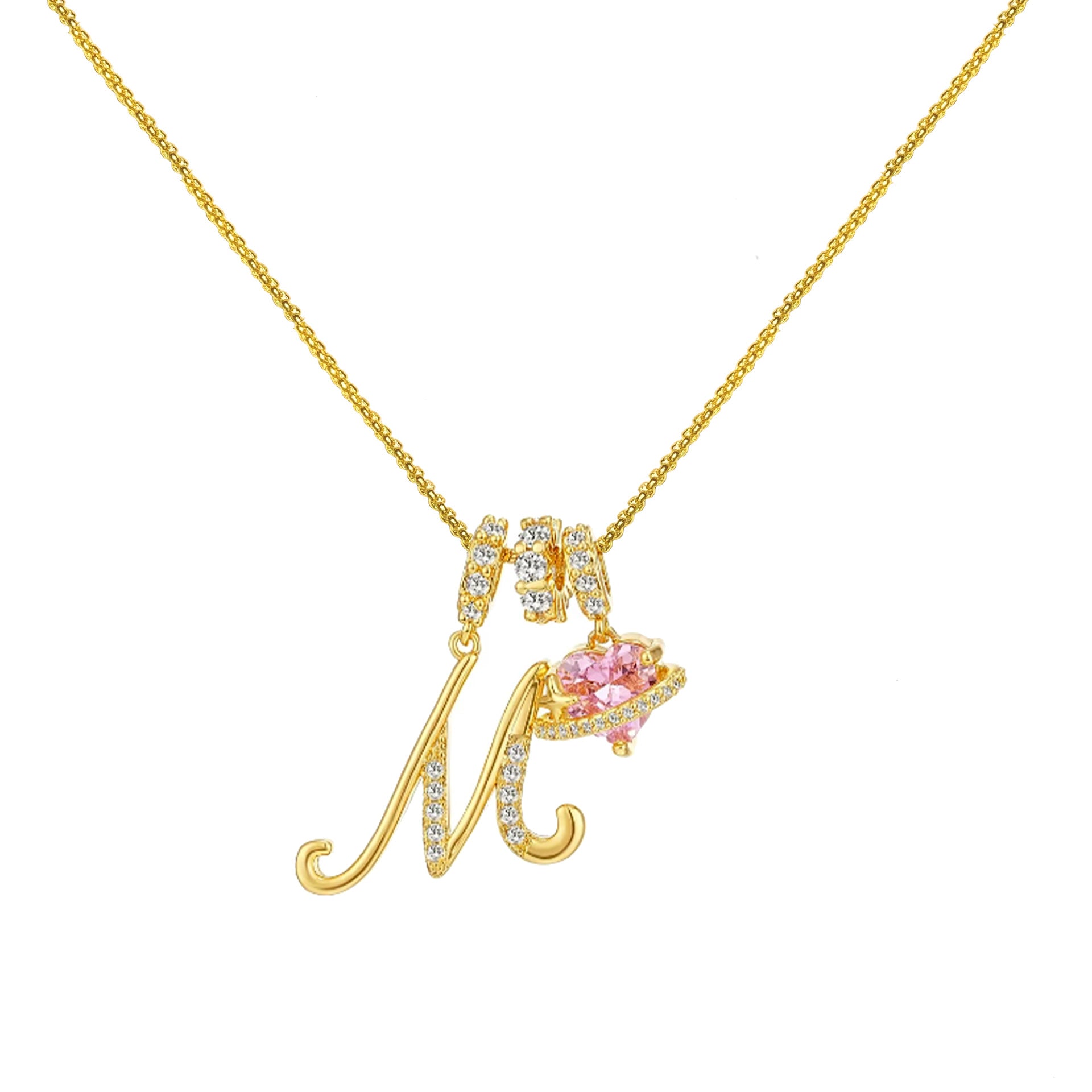 Dopamine Letters Necklace – Chic & Personalized Jewelry for Girls-lcy