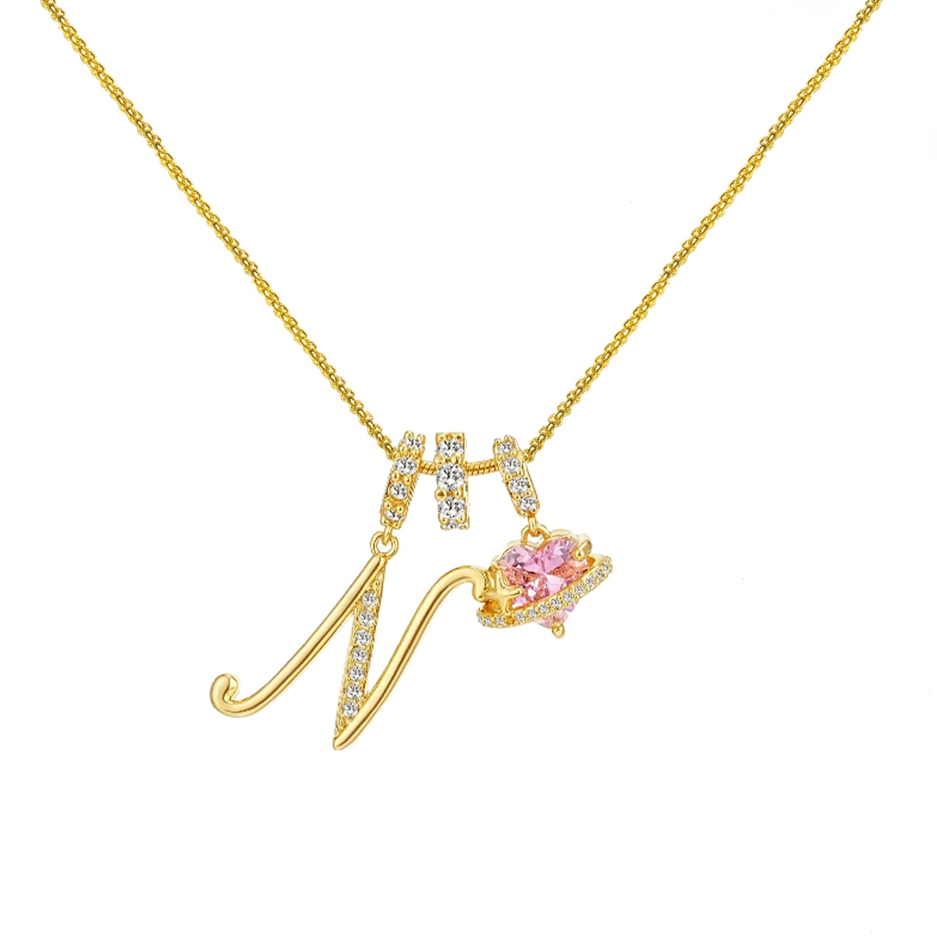 Dopamine Letters Necklace – Chic & Personalized Jewelry for Girls-lcy
