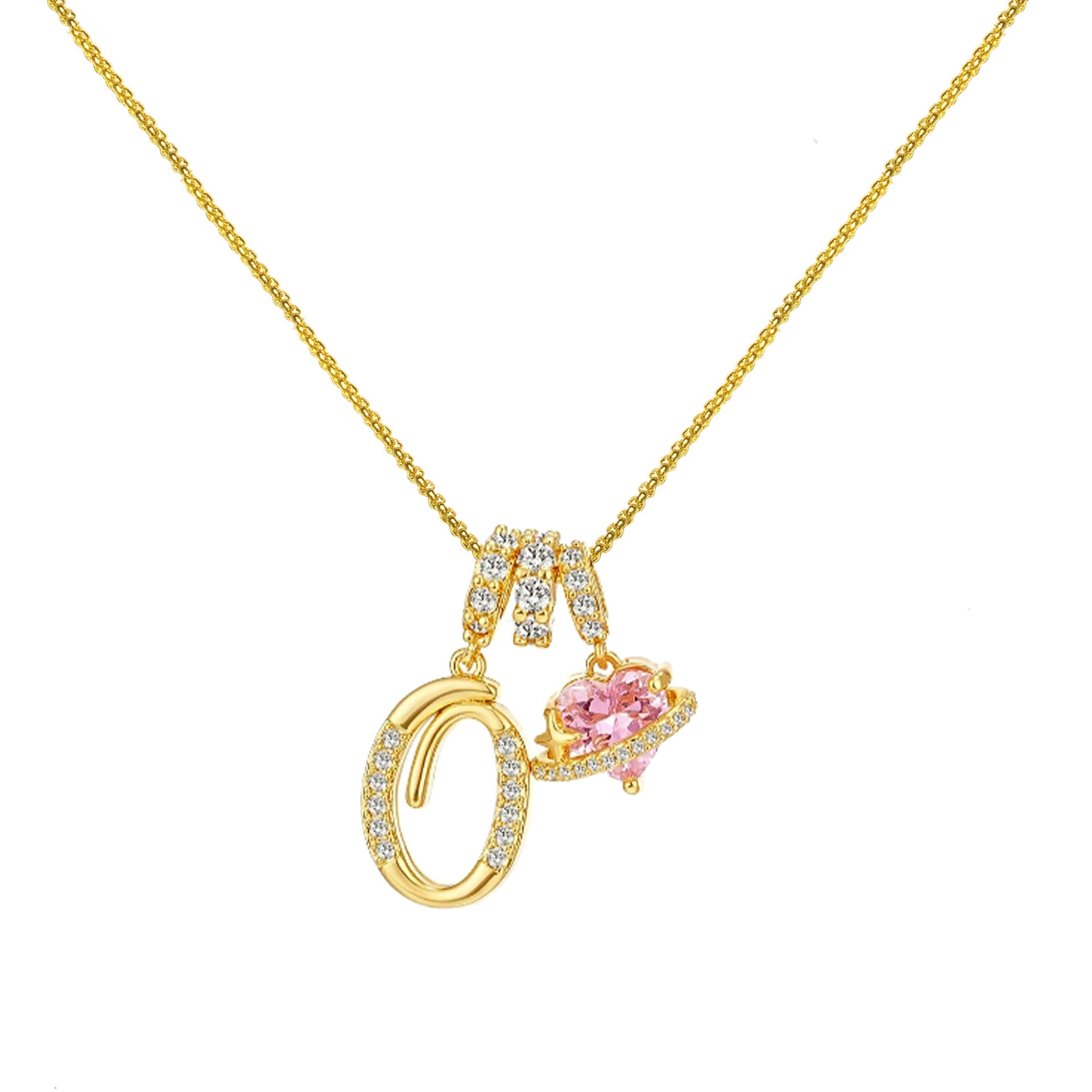 Dopamine Letters Necklace – Chic & Personalized Jewelry for Girls-lcy