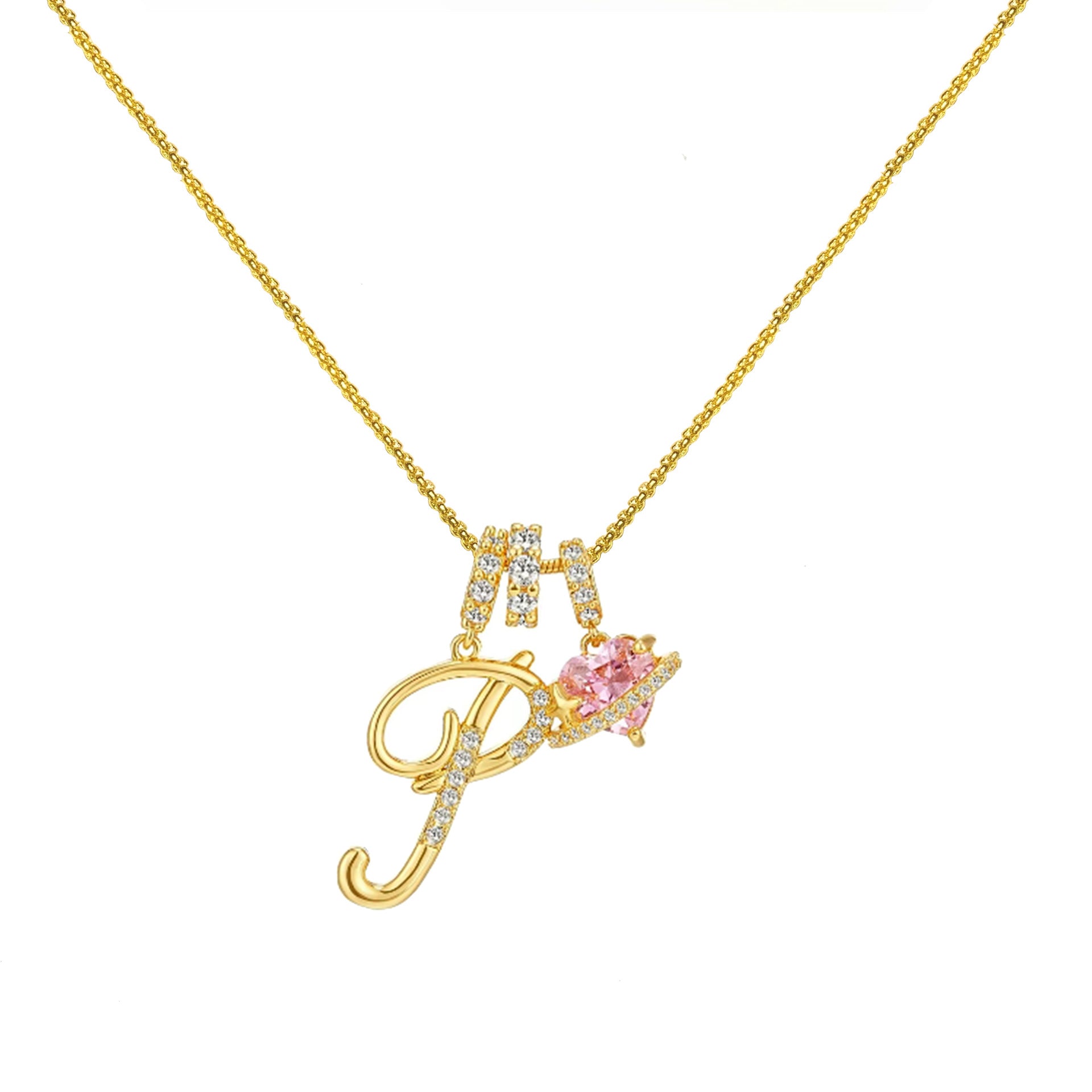 Dopamine Letters Necklace – Chic & Personalized Jewelry for Girls-lcy