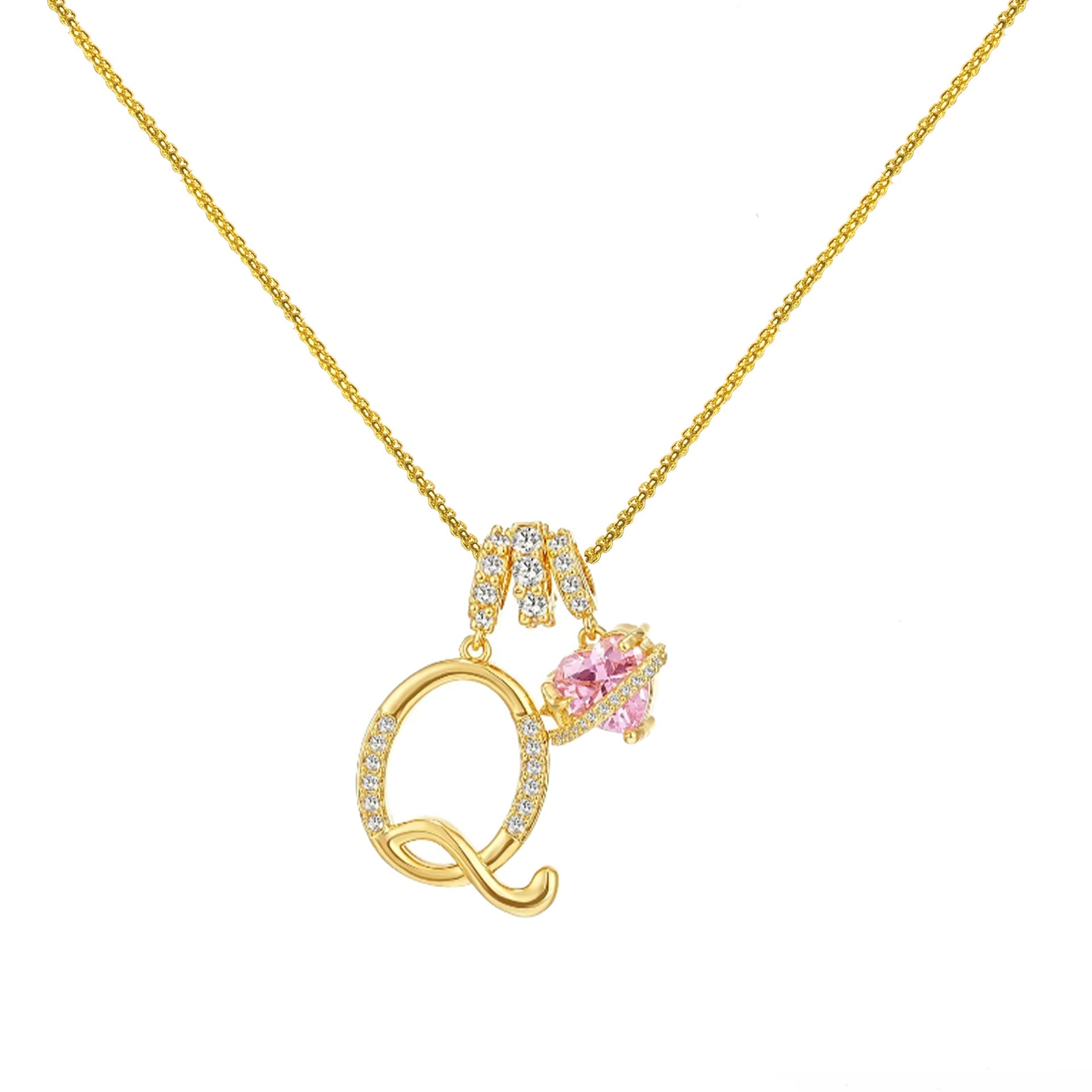 Dopamine Letters Necklace – Chic & Personalized Jewelry for Girls-lcy