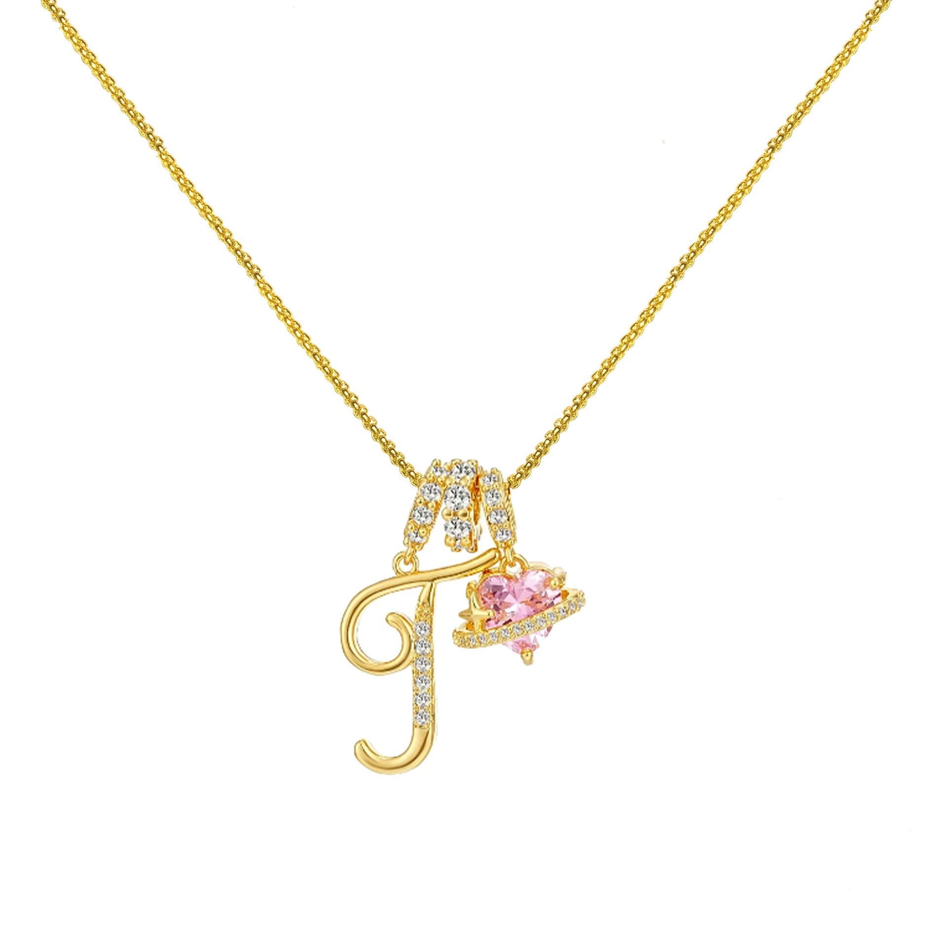 Dopamine Letters Necklace – Chic & Personalized Jewelry for Girls-lcy