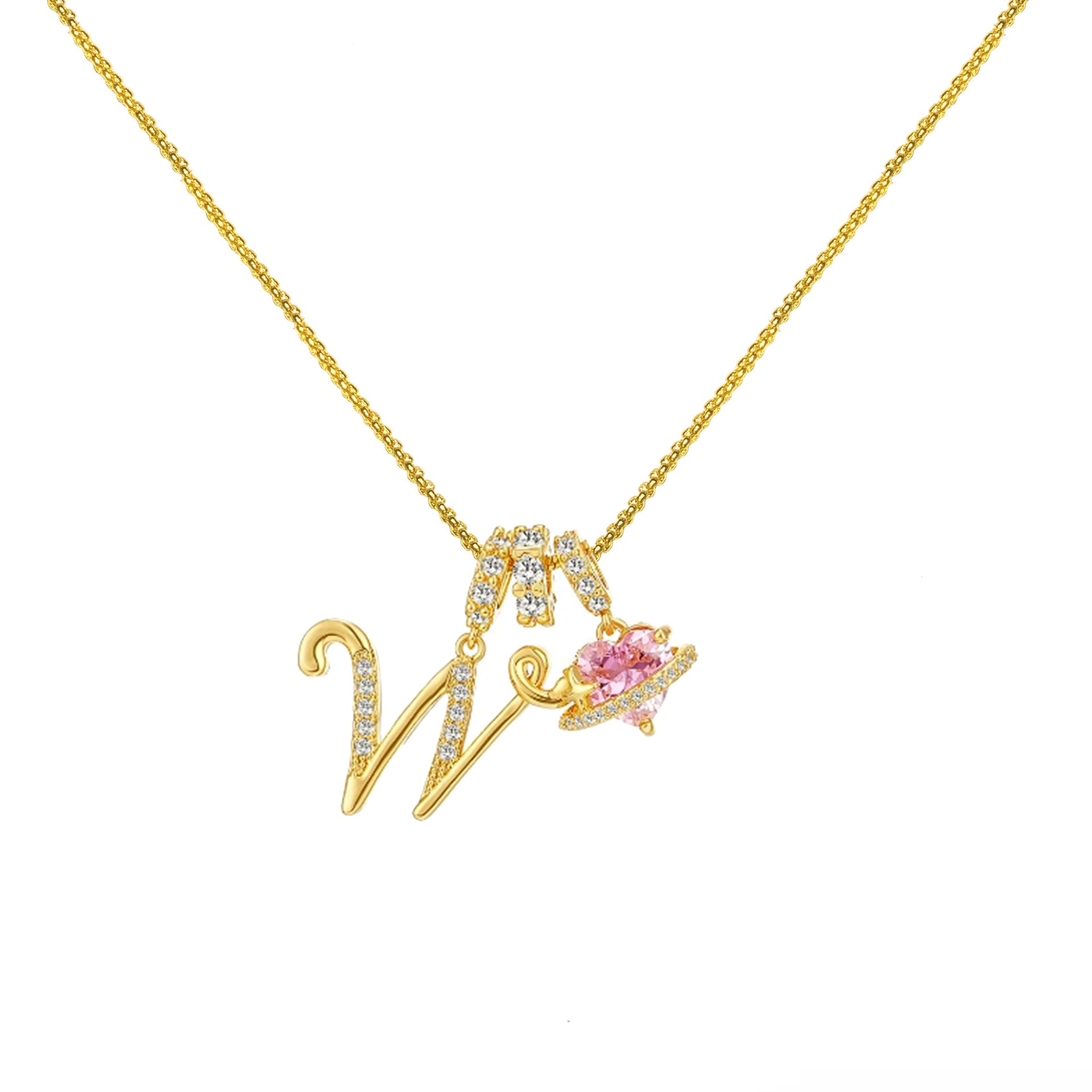 Dopamine Letters Necklace – Chic & Personalized Jewelry for Girls-lcy