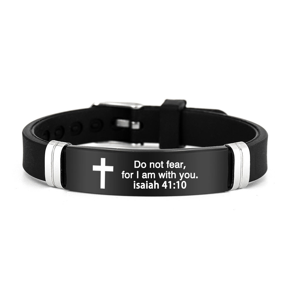 Faith Cross Bracelet – Inspirational Christian Wristband
