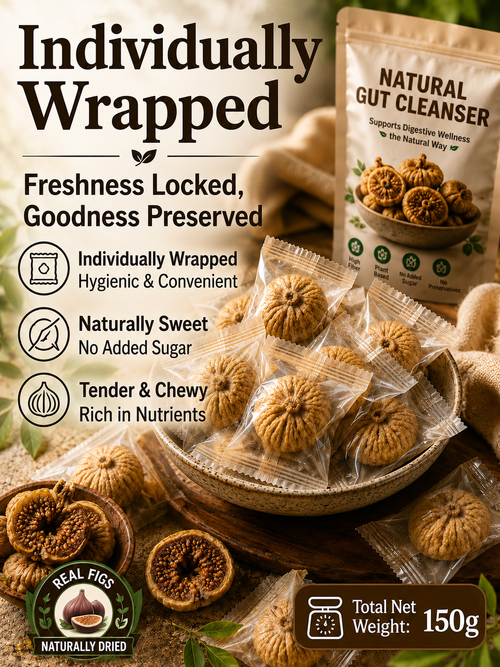 Natural Sun-Dried Figs – Sweet & Chewy Healthy Fruit Snack-9YOE9