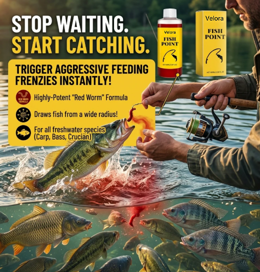 Concentrated Fish Attractant Liquid – Fast-Acting Red Worm Bait Additive for Freshwater Fishing, Enhances Scent & Improves Bite Response (100ml)-XDD