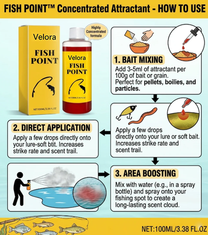 Concentrated Fish Attractant Liquid – Fast-Acting Red Worm Bait Additive for Freshwater Fishing, Enhances Scent & Improves Bite Response (100ml)-XDD