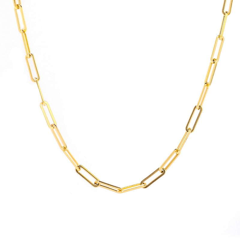 Light Luxury Thin Cross Chain Necklace – Titanium Steel, Unisex, Stackable Hollow Design, Minimalist Niche Style