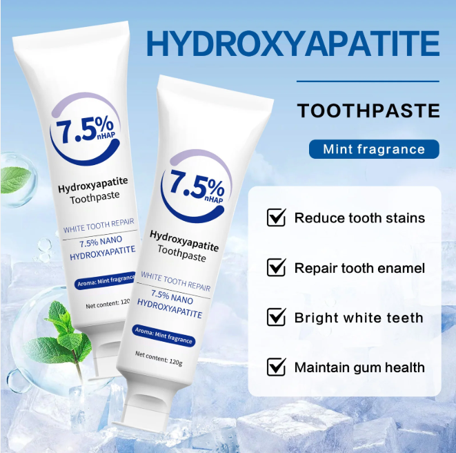 𝟓 𝐏𝐚𝐜𝐤𝐬 Hydroxyphosphorus Teeth Shine Toothpaste cleans teeth, stains, and yellowing gentle formula cares for oral health
