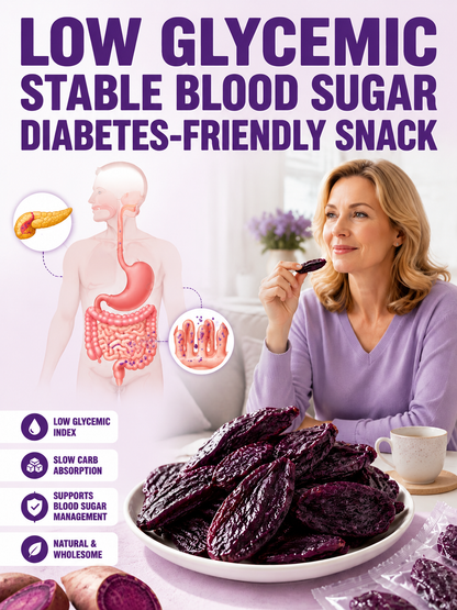Healthy Low Fat Purple Sweet Potato Snack-9YOE9
