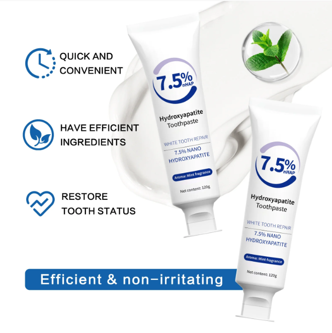 𝟓 𝐏𝐚𝐜𝐤𝐬 Hydroxyphosphorus Teeth Shine Toothpaste cleans teeth, stains, and yellowing gentle formula cares for oral health