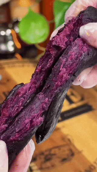Healthy Low Fat Purple Sweet Potato Snack-9YOE9