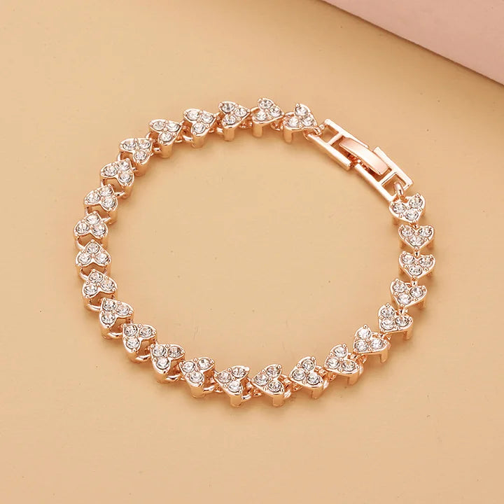 Wish Bracelet, Quartz Crystal, Fashion Jewelry, Rich in Diamonds -wpp