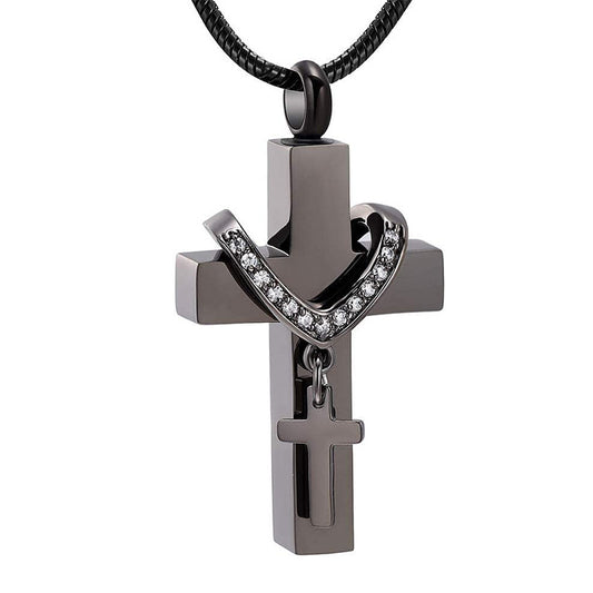 Cross Pendant for Ashes-Holy Water