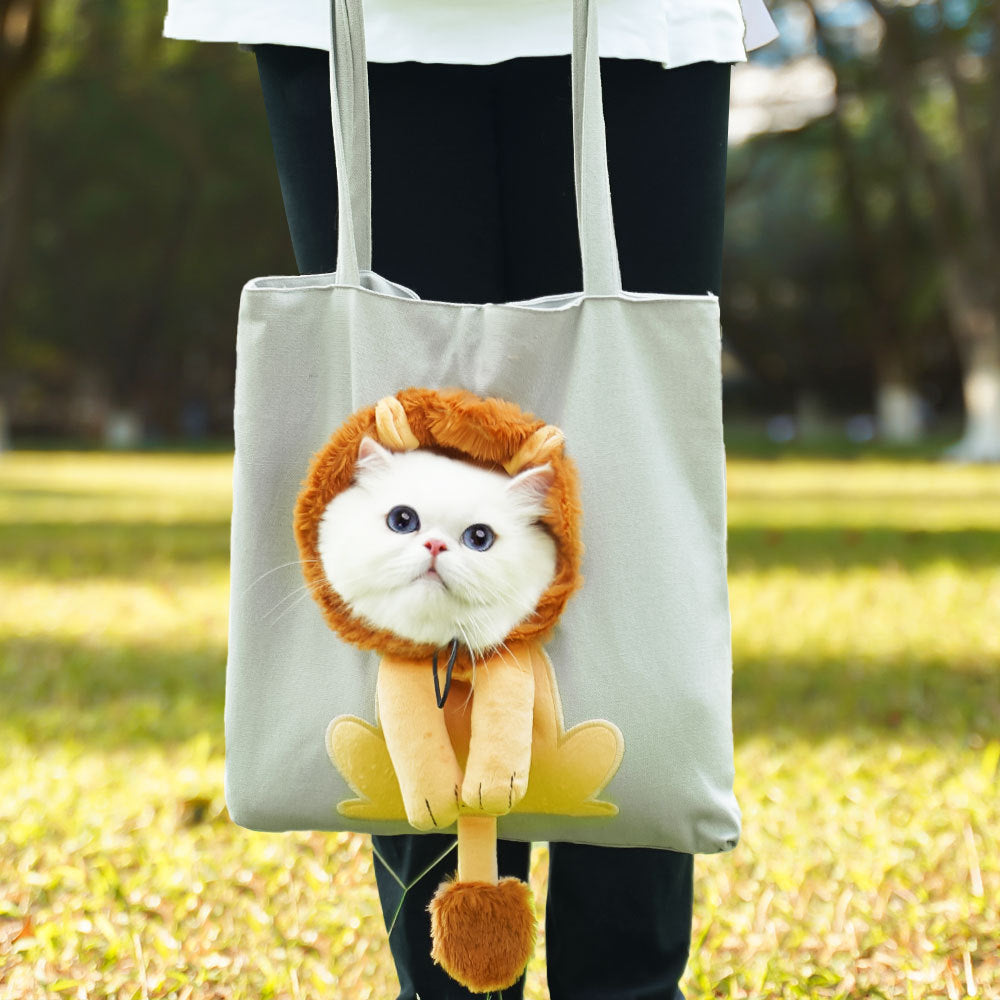 Portable bag for pets when going out is suitable for small cats and small dogs, Cute pet bag