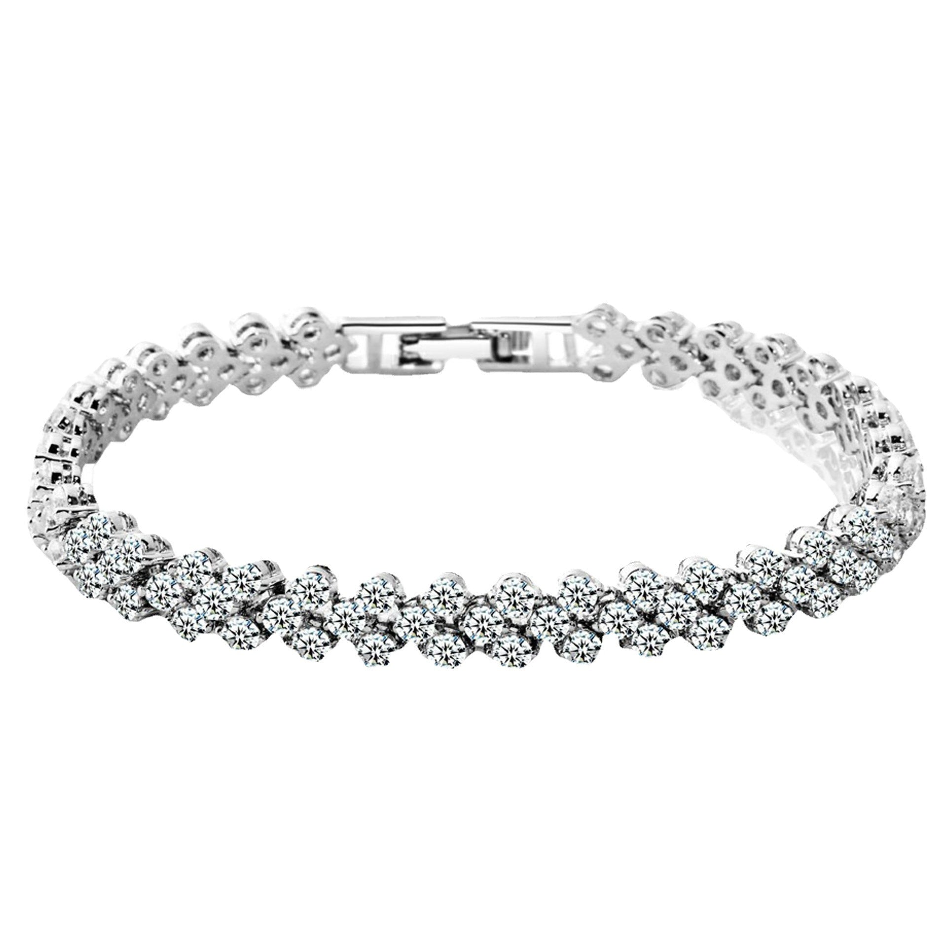 Wish Bracelet, Quartz Crystal, Fashion Jewelry, Rich in Diamonds -wpp