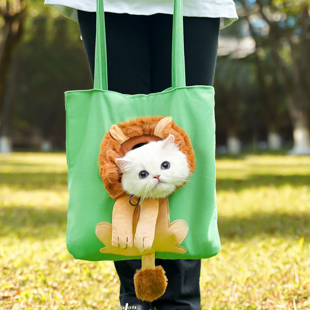 Portable bag for pets when going out is suitable for small cats and small dogs, Cute pet bag