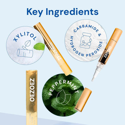 Dental care  whitens teeth, protects teeth, removes stains