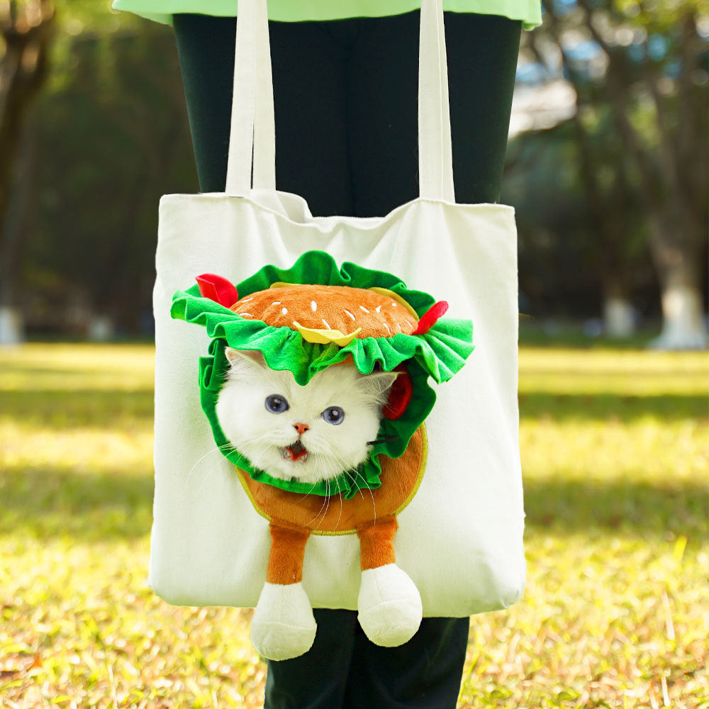 Portable bag for pets when going out is suitable for small cats and small dogs, Cute pet bag