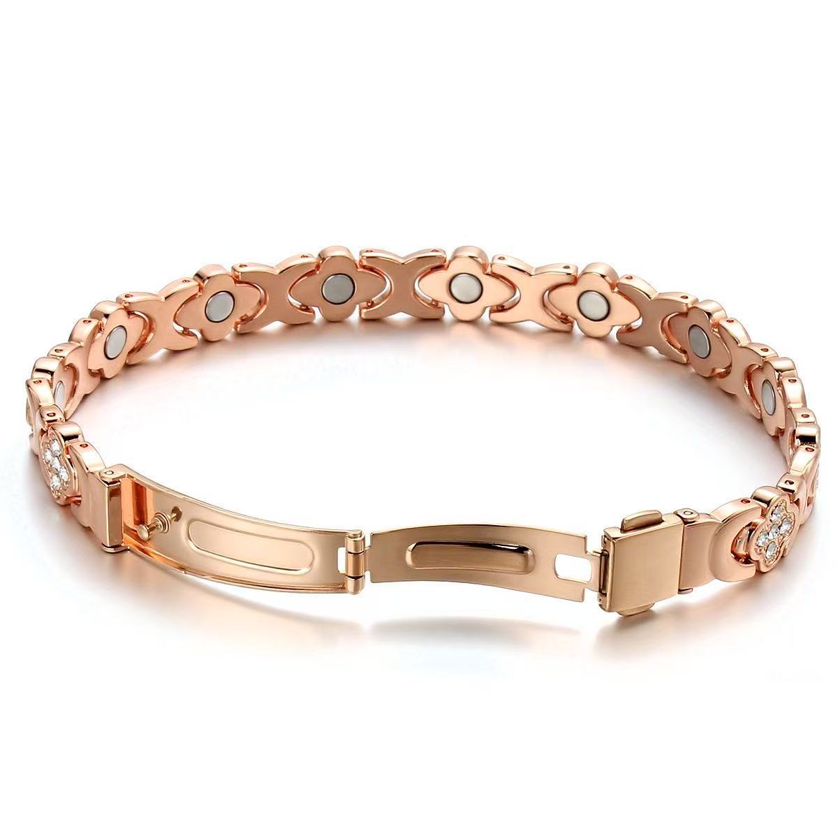 Copper Bracelets for Women , Pure Copper Magnetic Bracelet with 3500 Gauss Effective Magnets Outdoorfun