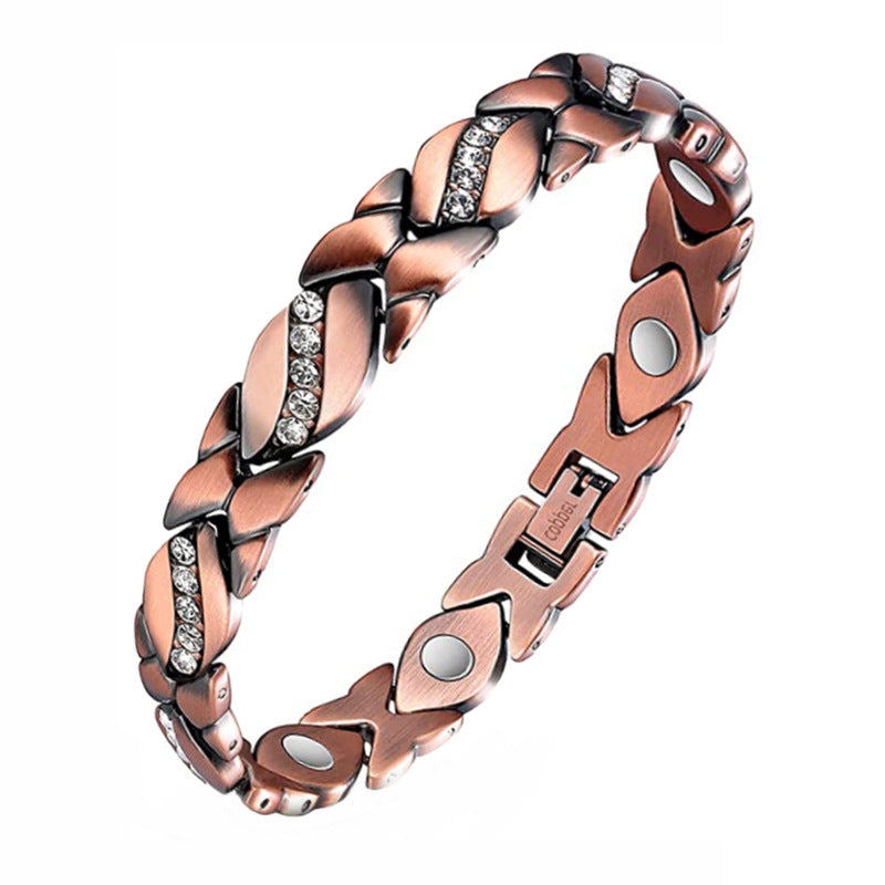 Copper Bracelets for Women , Pure Copper Magnetic Bracelet with 3500 Gauss Effective Magnets Outdoorfun