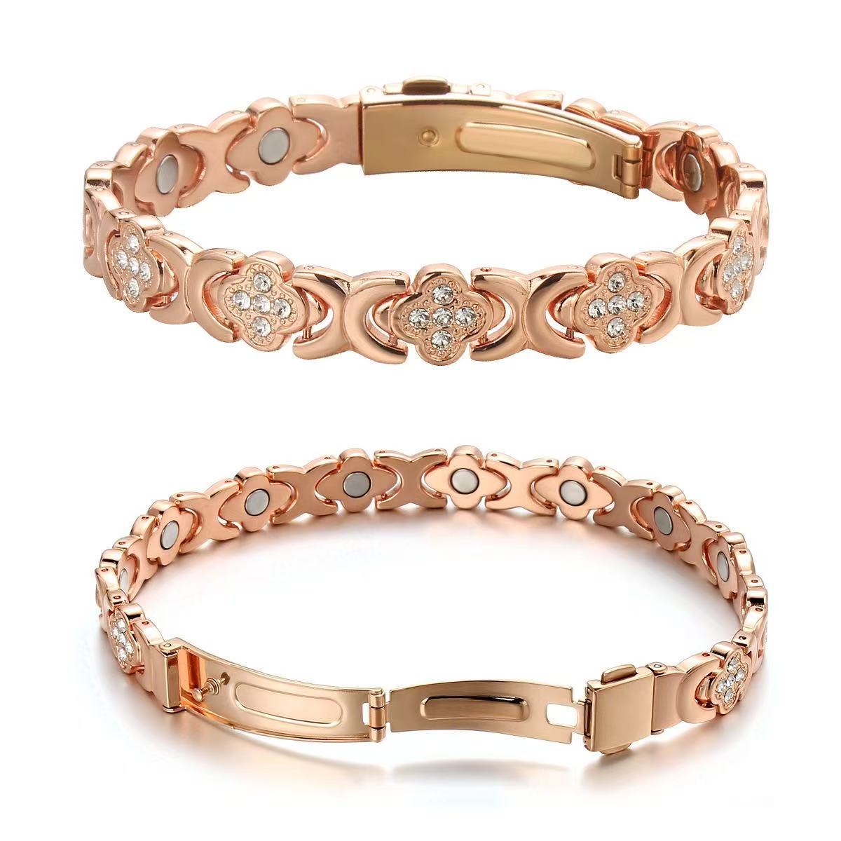 Copper Bracelets for Women , Pure Copper Magnetic Bracelet with 3500 Gauss Effective Magnets Outdoorfun