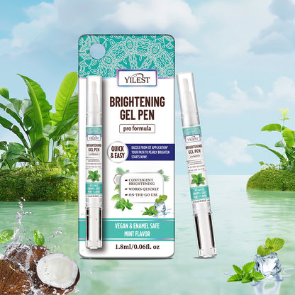 YILEST Whitening Toothbrush freshens breath, cleanses the mouth, removes odor, and whitens teeth.