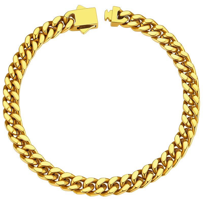 Miami Cuban Chain Necklace - Stainless Steel Material - Suitable for Both Men and Women-wpp