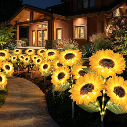 【MothersDayGift】🔥Hot Sale 49% off🌟🌻 2026 UPGRADED Solar Sunflowers – Hyper-Realistic Petals, Stunning Shadow Projections & Dusk-to-Dawn Garden Mag-XDD