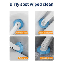 Disposable Toilet Brush Set with 18PCS Triple