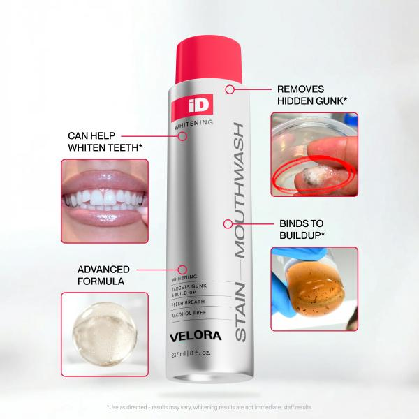 ✨ VELORA Stain Whitening Mouthwash 🌿 | Brighten Your Smile & Freshen Your Breath with Essential Oils 🦷🌬️ | 237ml-XDD