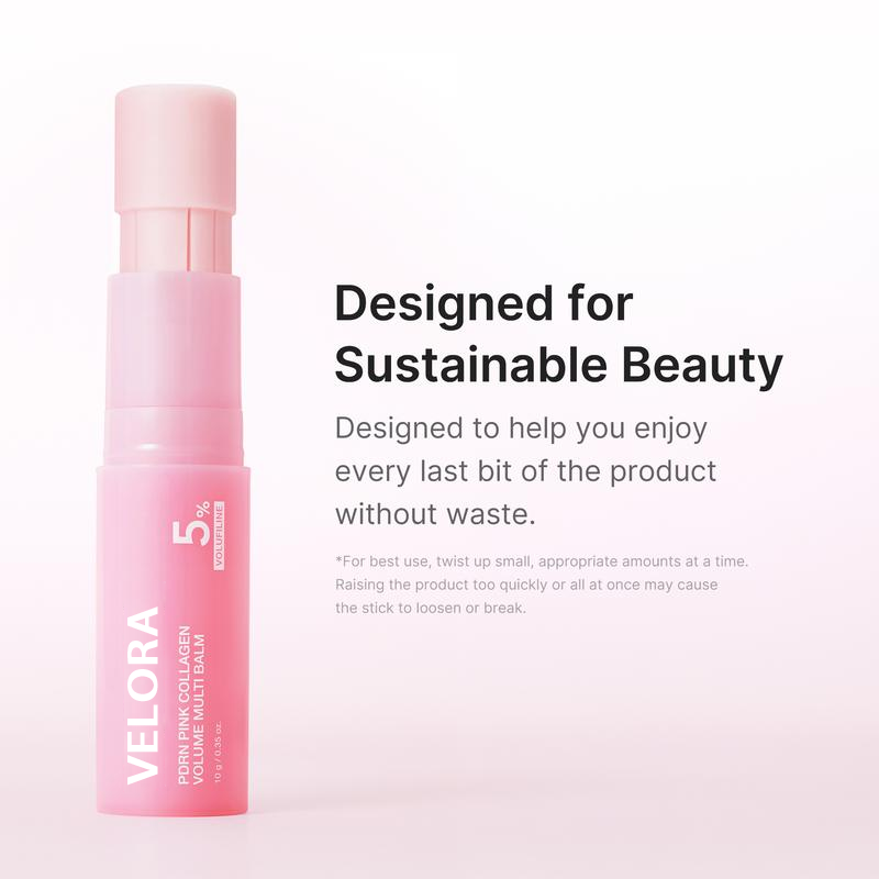 💖 VELORA PDRN Pink Collagen Volume Multi Balm | 🌟 All-In-One Rejuvenating Stick, Firming Anti-Aging, Reduces Fine Lines | 🌼 Specially for Under-Eyes, Neck, Forehead, Smile Lines, and Lip Care | ✨ The Secret Weapon for Youthful Skin-XDD