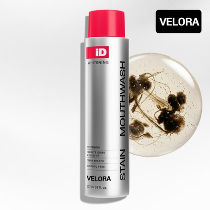 ✨ VELORA Stain Whitening Mouthwash 🌿 | Brighten Your Smile & Freshen Your Breath with Essential Oils 🦷🌬️ | 237ml-XDD