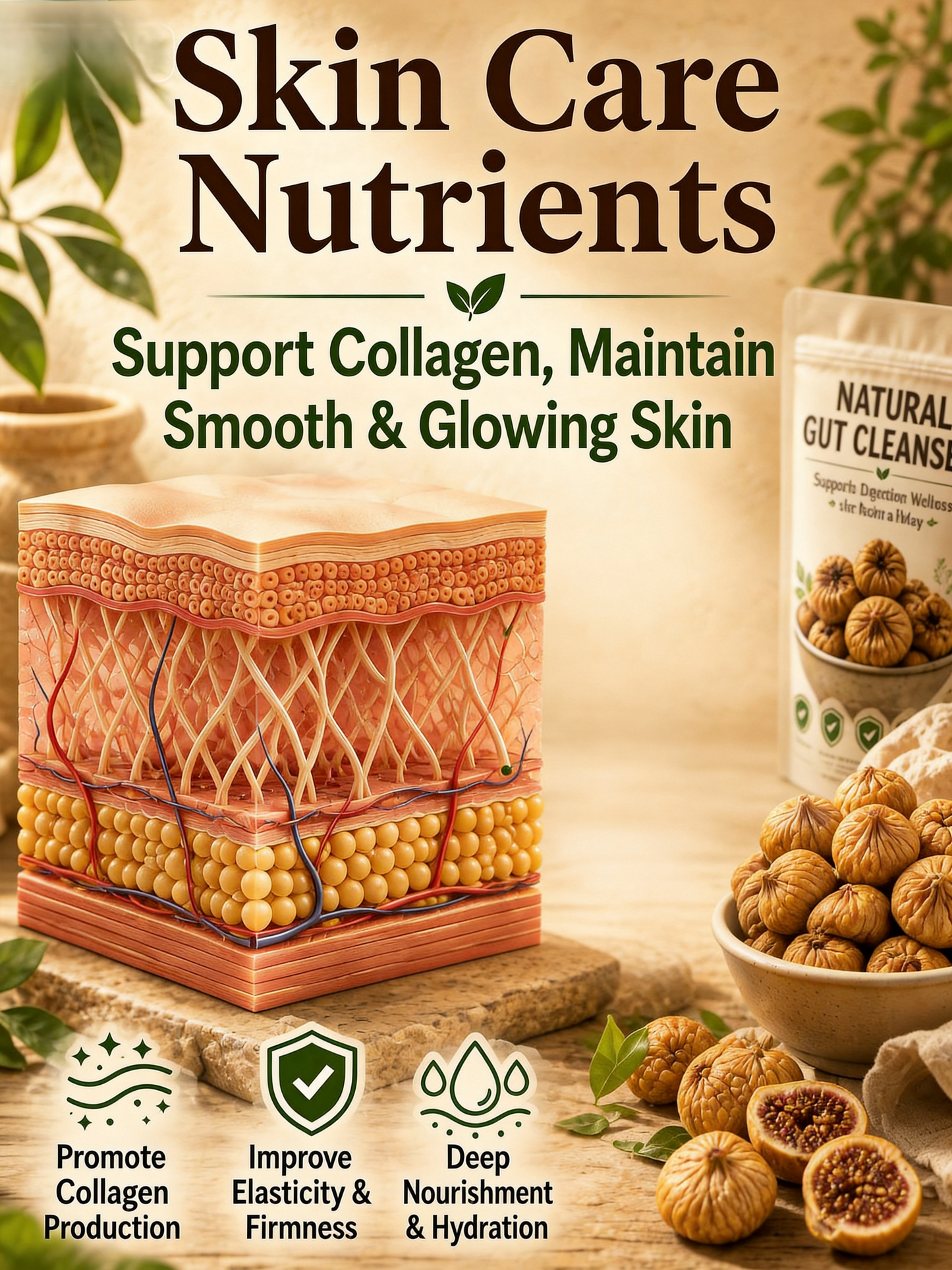 Natural Sun-Dried Figs – Sweet & Chewy Healthy Fruit Snack-9YOE9