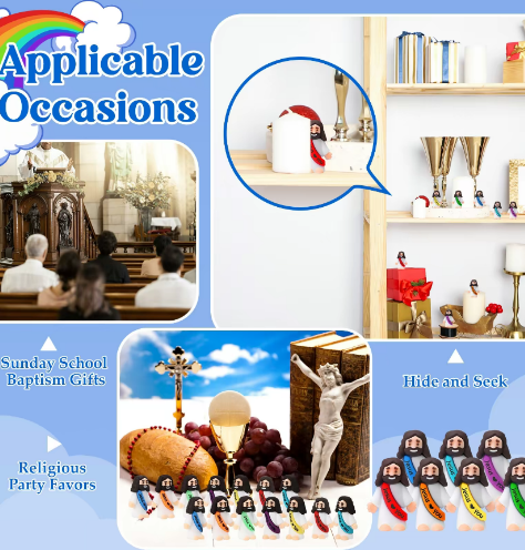 Mini Jesus figurine  home decoration item  Easter gift-wpp
